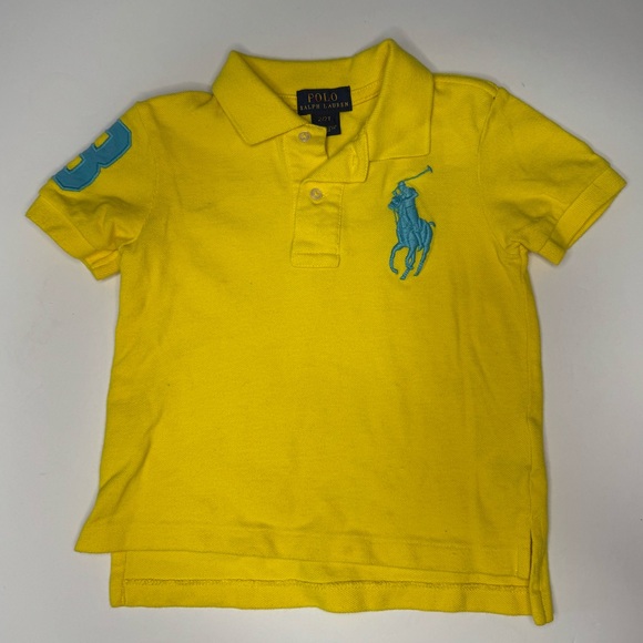 Polo Ralph Lauren Other - Polo Ralph Lauren Toddler 2T Yellow Polo Shirt | Big Pony Logo Short Sleeve